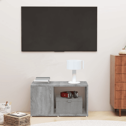 Móvel de TV - Modulo de TV - Armário de TV 60x24x32 cm derivados de madeira cinzento sonoma