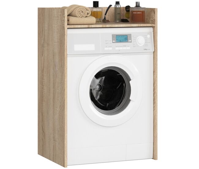 Armario para lavadora akord fin sonoma roble 64 cm 64x50x98 cm