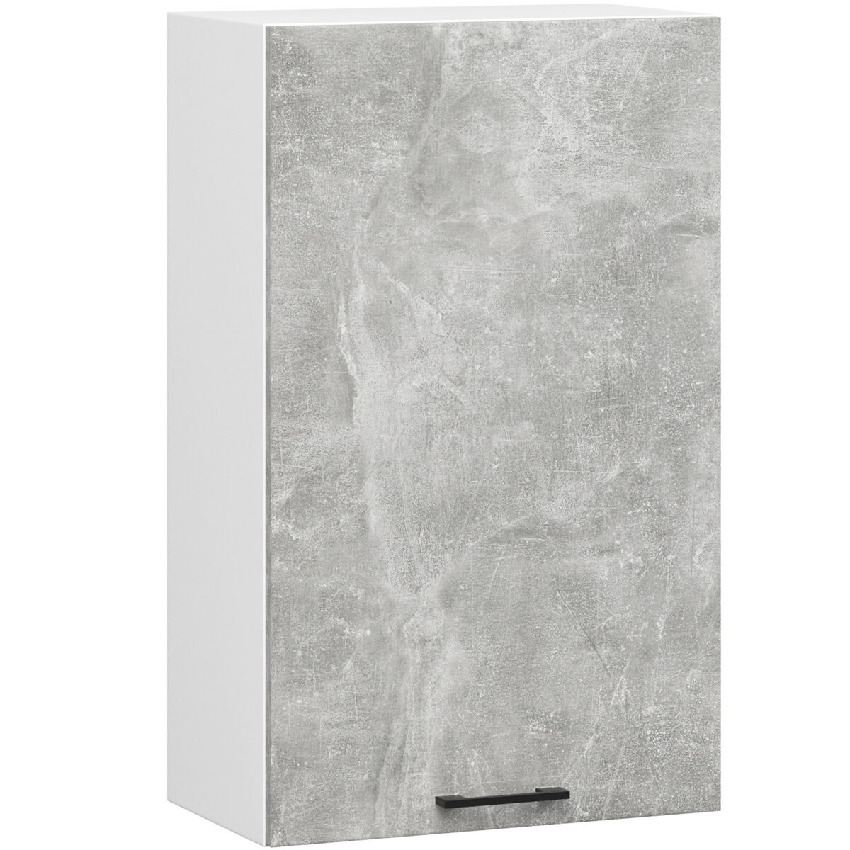 Armario colgante de cocina alto OLIWIA 50 Blanco/ Gris