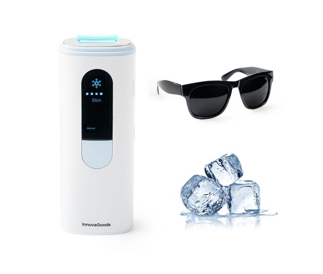 Depiladora de luz pulsada con función frío y accesorios kulepil innovagoods