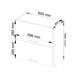 Armario colgante de cocina OLIWIA G2 W60 60 Armario colgante de cocina OLIWIA G2 W60 60 Blanco/ Gris