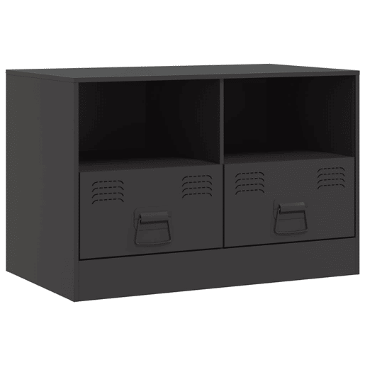 Móvel de TV - Modulo de TV - Armário de TV 67x39x44 cm aço preto