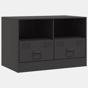Móvel de TV - Modulo de TV - Armário de TV 67x39x44 cm aço preto
