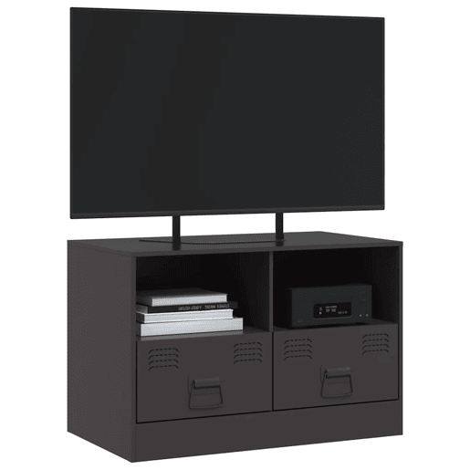 Móvel de TV - Modulo de TV - Armário de TV 67x39x44 cm aço preto
