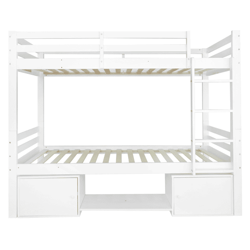 Beliche de madeira maciça 90x200cm,branco Beliche de madeira maciça 90x200cm,branco