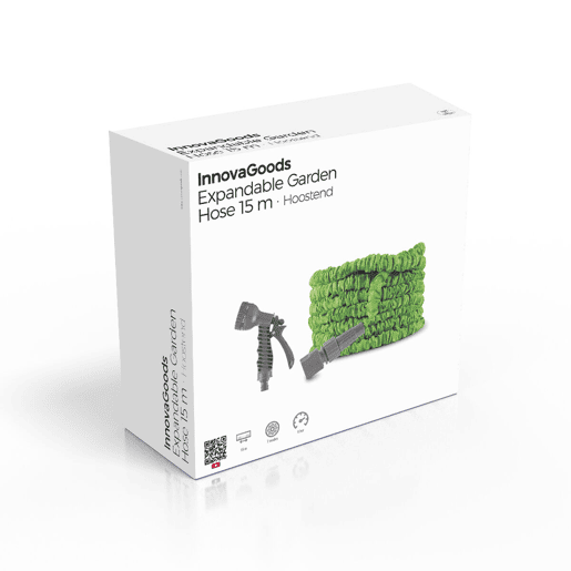 Mangueira de Jardim Extensível Hoostend InnovaGoods 15 m Mangueira de Jardim Extensível Hoostend InnovaGoods 15 m