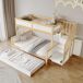 Cama litera Cama litera Natural/ Blanco
