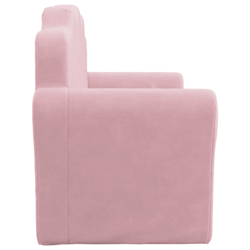 Sofá infantil - Sofá para crianças de 2 lugares pelúcia macia rosa Sofá infantil - Sofá para crianças de 2 lugares pelúcia macia rosa