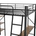 Cama alta para niño Cama alta para niño Negro