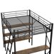Cama alta para niño Cama alta para niño Negro