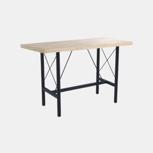 Mesa alata Bistro Preto - Carvalho 160 x 100 x 70 cm