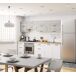 Armario colgante de cocina OLIWIA G2 W80 80 Armario colgante de cocina OLIWIA G2 W80 80 Blanco/ Gris
