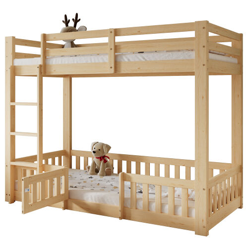 Litera infantil de madera maciza 100x204