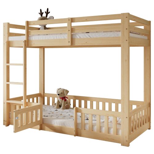 Litera infantil de madera maciza 100x204