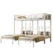 Litera triple infantil de metal 205x227 Litera triple infantil de metal 205x227 Blanco
