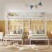 Litera triple infantil de metal 205x227 Litera triple infantil de metal 205x227 Blanco