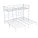 Litera triple infantil de metal 205x227 Litera triple infantil de metal 205x227 Blanco