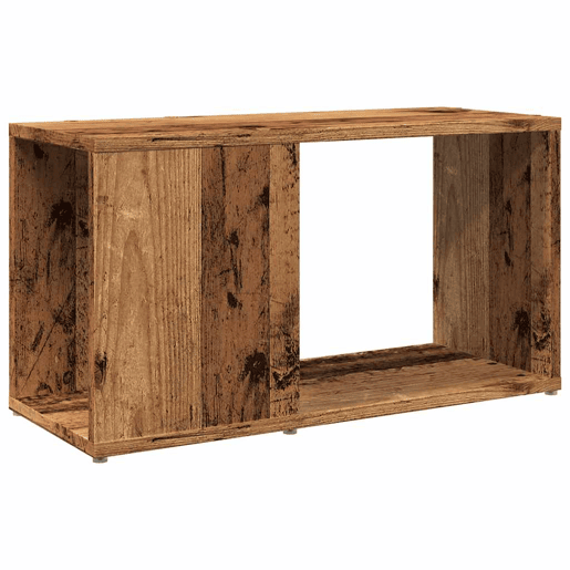 Móvel de TV - Modulo de TV - Armário de TV 60x24x32cm derivados de madeira cor madeira velha