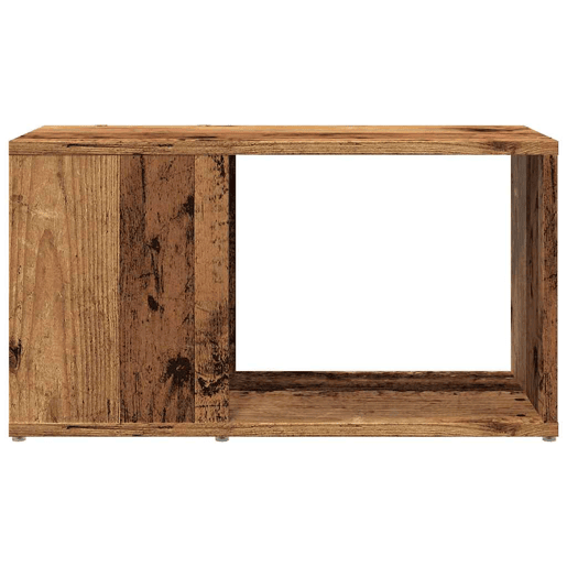 Móvel de TV - Modulo de TV - Armário de TV 60x24x32cm derivados de madeira cor madeira velha