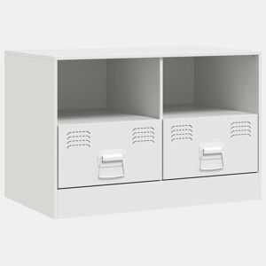 Móvel de TV - Modulo de TV - Armário de TV 67x39x44 cm aço branco