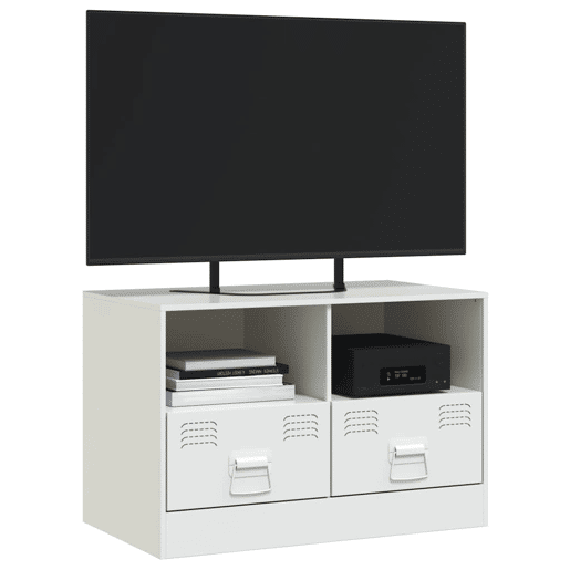 Móvel de TV - Modulo de TV - Armário de TV 67x39x44 cm aço branco