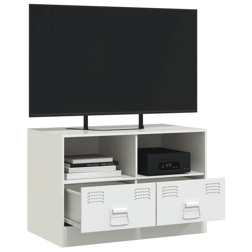 Móvel de TV - Modulo de TV - Armário de TV 67x39x44 cm aço branco