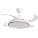 Ventilador de Techo con Luz LED COSMOS Ventilador de Techo con Luz LED COSMOS Blanco/ Madera