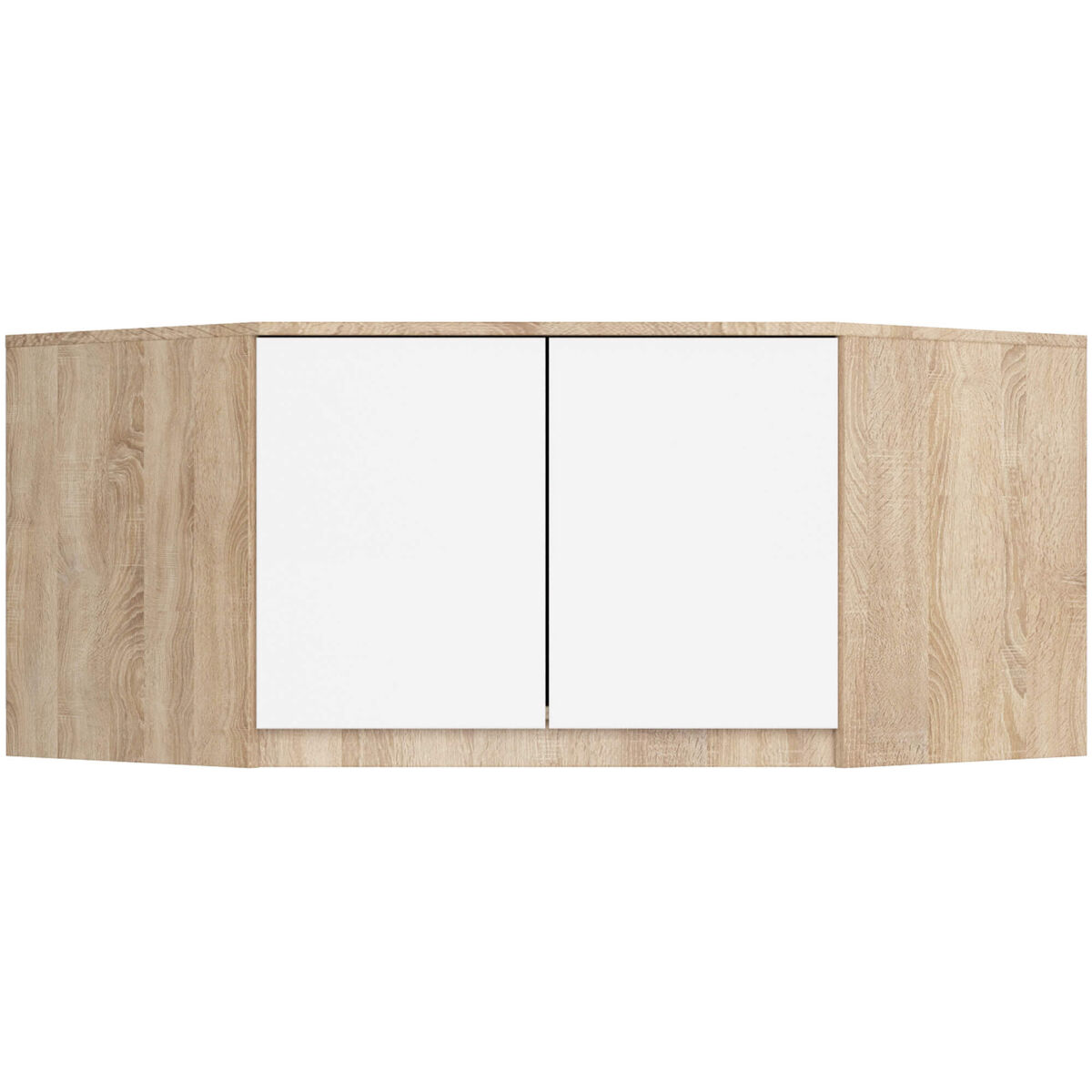Altillo para armario AKORD S100 100 Blanco/ Madera