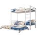 Litera nido infantil de metal 95x204 Litera nido infantil de metal 95x204 Blanco