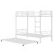 Litera nido infantil de metal 95x204 Litera nido infantil de metal 95x204 Blanco