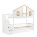 Cama litera Cama litera Natural/ Blanco
