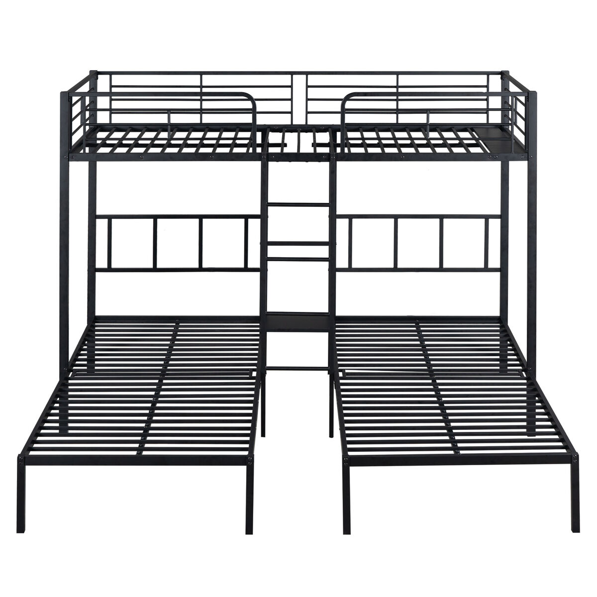 Litera triple infantil de metal 205x227 Negro