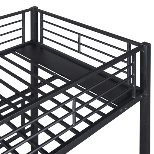Beliche triplo de metal 90x200cm,preto