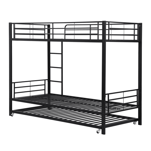 Beliche,cama gavetão de metal 90x200(90x190)cm,preto