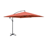 3x3m guarda-sol quadrado offset, Hardelot, Terra Cotta, 300x295x250 cm