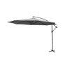 Guarda-sol redondo offset 350cm, Hardelot, Cinza, 350x350x250 cm