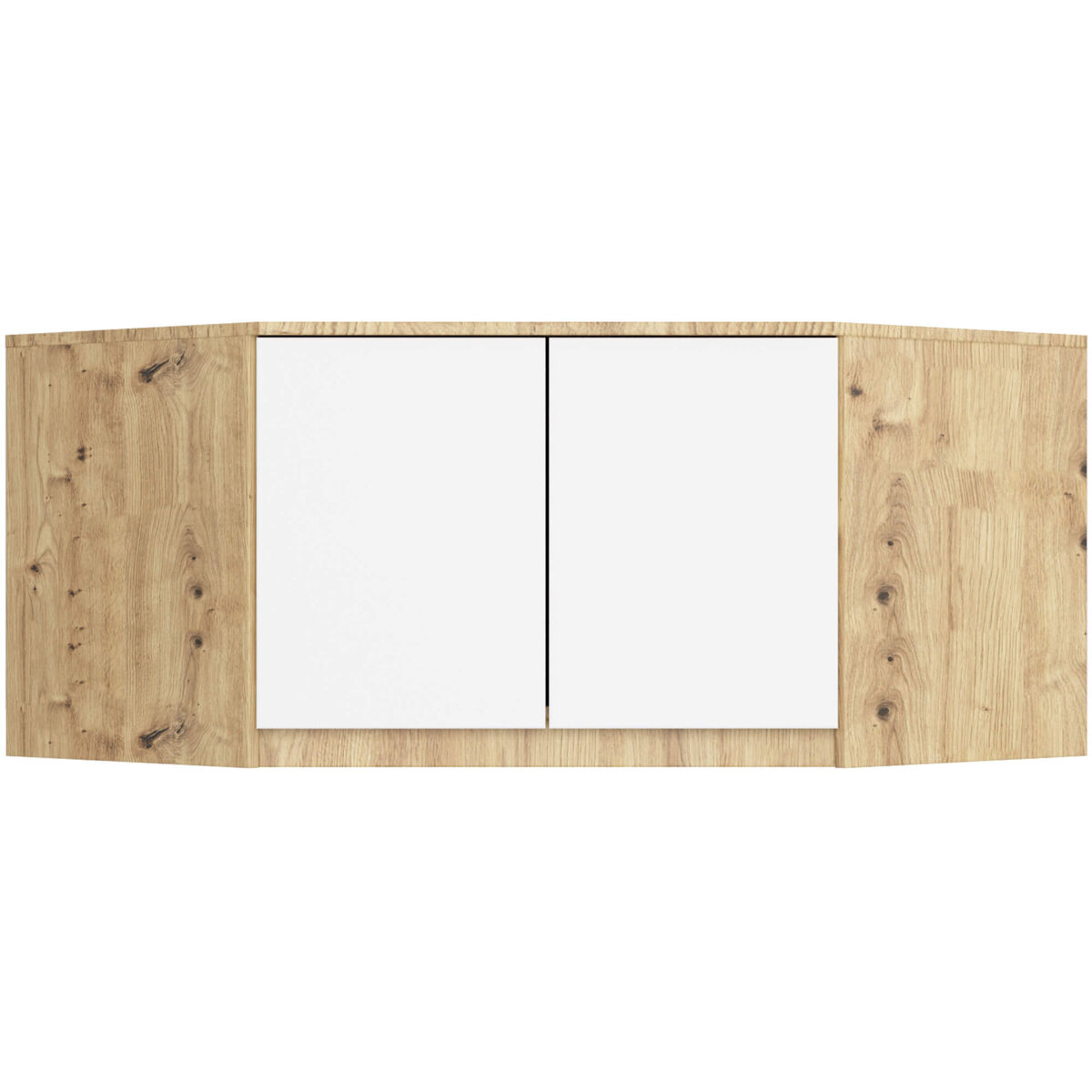Altillo para armario AKORD S100 100 Natural/ Blanco