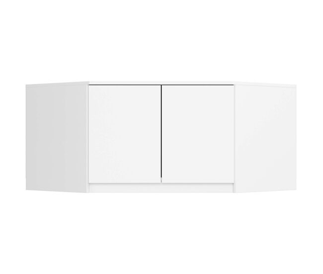 Altillo para armario akord s100 blanco 100 cm 2 puertas 3 estantes 100x50x55 cm