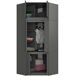 Armario esquinero S100 AKORD 6 puertas 100 Armario esquinero S100 AKORD 6 puertas 100 Gris Oscuro