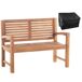 Banco de jardín - Teakbank - Madera 120x59 Banco de jardín - Teakbank - Madera 120x59 Marrón