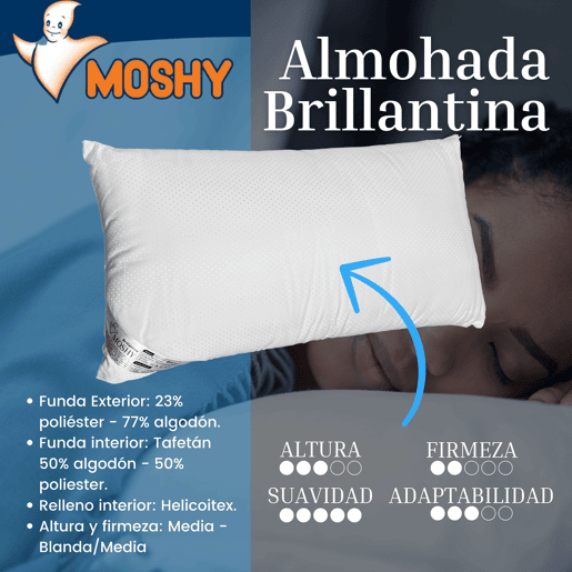Almofada Moshy Glitter Algodão e Poliéster 90 cm Almofada Moshy Glitter Algodão e Poliéster 90 cm