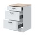 Módulo Bajo Kira Cocina Moderno Módulo Bajo Kira Cocina Moderno Blanco/ Madera