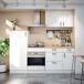 Módulo Inferior Cocina Kira 1 Puerta 3 Estantes Módulo Inferior Cocina Kira 1 Puerta 3 Estantes Blanco/ Madera