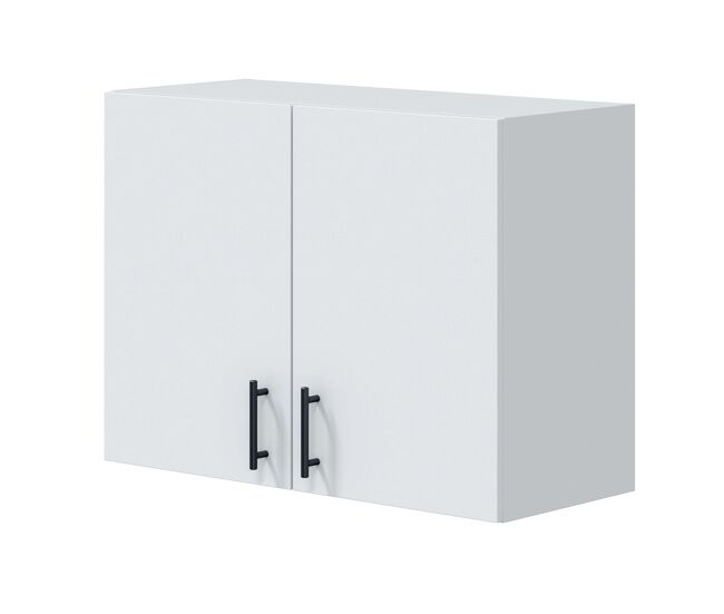 Módulo Alto de Cocina para Colgar 80 cm Mueble Alto Cocina Suspendido Kira Blanco Brillo 80x59x34 cm