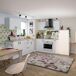 Módulo de Cocina Kira 2 Puertas Abatibles con Estante Módulo de Cocina Kira 2 Puertas Abatibles con Estante Blanco Brillo