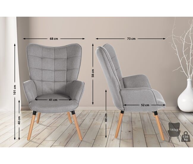 Sillón - Garding - Tela