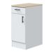 Conjunto Muebles Cocina Kira Estilo Nórdico Conjunto Muebles Cocina Kira Estilo Nórdico Blanco/ Madera
