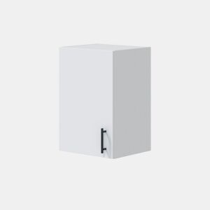 Móvel de cozinha alto para pendurar 40 cm Armário de cozinha alto Kira moderno em branco brilhante 40x59x34 cm