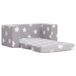 Sofá cama infantil - Sofá convertible para niño Sofá cama infantil - Sofá convertible para niño Blanco/ Gris