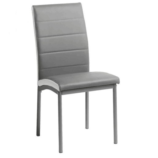 Pacote de 2 cadeiras de cozinha Meli para sala de jantar em couro sintético moderno, 92 x 54 x 45 cm Pacote de 2 cadeiras de cozinha Meli para sala de jantar em couro sintético moderno, 92 x 54 x 45 cm